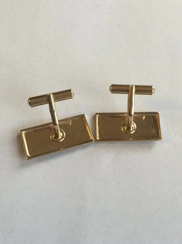 Boutons de manchette Boutons de manchette en or jaune 18 carats 58 Facettes
