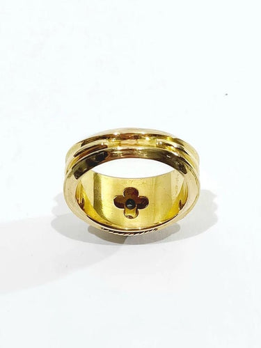 Bague 60 Bague en or jaune 18 carats et diamants 58 Facettes 598278