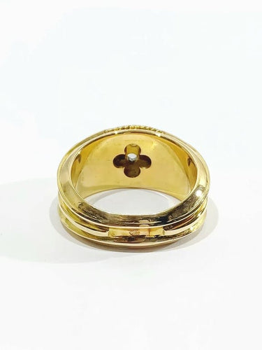 Bague 60 Bague en or jaune 18 carats et diamants 58 Facettes 598278