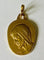 Pendentif Médaille de baptême - Pendentif en or jaune 18 carats 58 Facettes