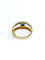 Bague 57 Bague en or jaune et blanc 18 carats avec saphir et diamants 58 Facettes 664056
