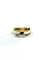Bague 57 Bague en or jaune et blanc 18 carats avec saphir et diamants 58 Facettes 664056