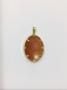 Pendentif Pendentif camée coquillage en or jaune 18 carats 58 Facettes 1146312