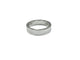 Bague 47.5 Alliance large en or blanc 18 carats 58 Facettes