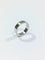 Bague 47.5 Alliance large en or blanc 18 carats 58 Facettes