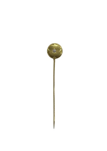 Broche Épingle à cravate en or jaune 18 carats et diamant 58 Facettes 964667