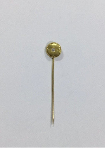 Broche Épingle à cravate en or jaune 18 carats et diamant 58 Facettes 964667