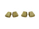 Boutons de manchette Boutons de manchette trapèzes en or jaune 18 carats 58 Facettes 950860