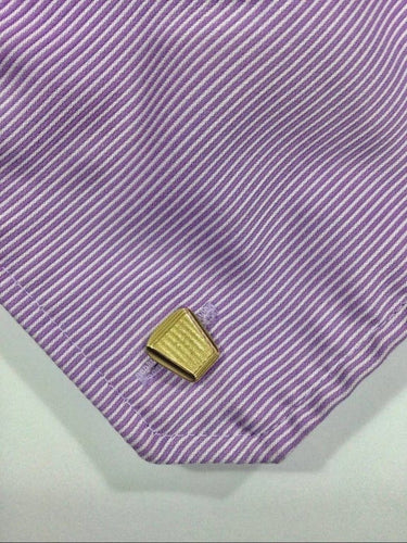 Boutons de manchette Boutons de manchette trapèzes en or jaune 18 carats 58 Facettes 950860