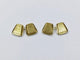 Boutons de manchette Boutons de manchette trapèzes en or jaune 18 carats 58 Facettes 950860