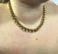 Collier Collier maille entrelacée en or rose 18 carats 58 Facettes 941194