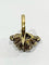 Bague 56.5 Bague en or jaune 18 carats à diamants et saphirs poire 58 Facettes