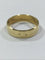Bague 63 Alliance homme large en or rose 18 carats 58 Facettes 940276