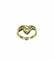 Bague 58 Bague ajourée en or jaune 18 carats 58 Facettes