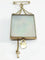 Pendentif Broche médaillon - Broche en or rose 18 carats et verre églomisé 58 Facettes 3055/1