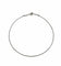 Collier Chaîne maille forçat en or blanc 18 carats 58 Facettes
