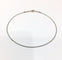 Collier Chaîne maille forçat en or blanc 18 carats 58 Facettes