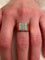 Bague 53 Bague chevalière en or rose 18 carats pavée de diamants 58 Facettes 934506