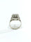 Bague 54 Bague pavée de 9 diamants en or blanc 18 carats 58 Facettes