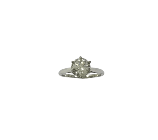 Bague 55 Mauboussin - Bague solitaire en platine et diamant 1,54 ct 58 Facettes