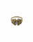 Bague 59 Bague en or rose 18 carats sertie d’un diamant brillant 58 Facettes