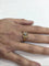 Bague 59 Bague en or rose 18 carats sertie d’un diamant brillant 58 Facettes