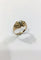 Bague 59 Bague en or rose 18 carats sertie d’un diamant brillant 58 Facettes