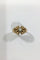 Bague 59 Bague en or rose 18 carats sertie d’un diamant brillant 58 Facettes