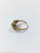 Bague 59 Bague en or rose 18 carats sertie d’un diamant brillant 58 Facettes