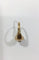 Bague 59 Bague en or rose 18 carats sertie d’un diamant brillant 58 Facettes