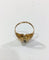 Bague 59 Bague en or rose 18 carats sertie d’un diamant brillant 58 Facettes