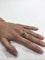 Bague 54 Bague en or jaune 18 carats avec saphir et diamants 58 Facettes