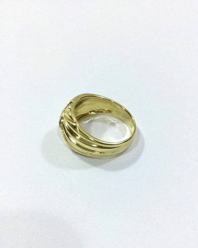 Bague 54 Bague en or jaune 18 carats avec saphir et diamants 58 Facettes