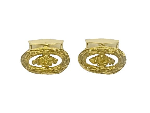 Boutons de manchette Boutons de manchette en or jaune 18 carats 58 Facettes 3083/1