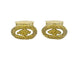 Boutons de manchette Boutons de manchette en or jaune 18 carats 58 Facettes 3083/1