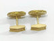 Boutons de manchette Boutons de manchette en or jaune 18 carats 58 Facettes 3083/1