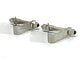Boutons de manchette Boutons de manchette - Or blanc 18 carats et saphirs cabochons 58 Facettes 3093/1