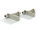 Boutons de manchette Boutons de manchette - Or blanc 18 carats et saphirs cabochons 58 Facettes 3093/1