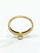 Bague 53 Bague solitaire en or jaune 18 carats avec diamant 0,30 ct 58 Facettes 3022/1