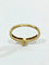 Bague 53 Bague solitaire en or jaune 18 carats avec diamant 0,30 ct 58 Facettes 3022/1