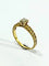 Bague 53 Bague solitaire en or jaune 18 carats avec diamant 0,30 ct 58 Facettes 3022/1