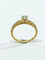 Bague 53 Bague solitaire en or jaune 18 carats avec diamant 0,30 ct 58 Facettes 3022/1