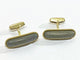 Boutons de manchette Boutons de manchette en or jaune 18 carats et ébène 58 Facettes 3083/4