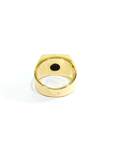 Bague 53.5 Bague Art déco en or 18 carats avec perle 58 Facettes