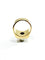 Bague 53.5 Bague Art déco en or 18 carats avec perle 58 Facettes
