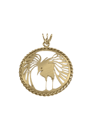 Pendentif Pendentif Phénix en or rose 18 carats 58 Facettes