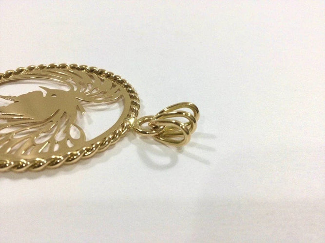 Pendentif Pendentif Phénix en or rose 18 carats 58 Facettes