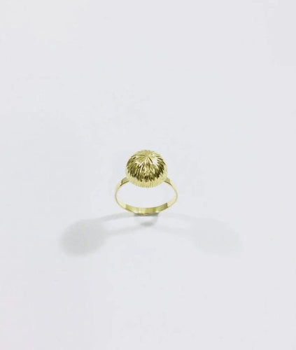 Bague 55 Bague dôme étoilé en or champagne 18 carats 58 Facettes