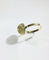 Bague 55 Bague dôme étoilé en or champagne 18 carats 58 Facettes