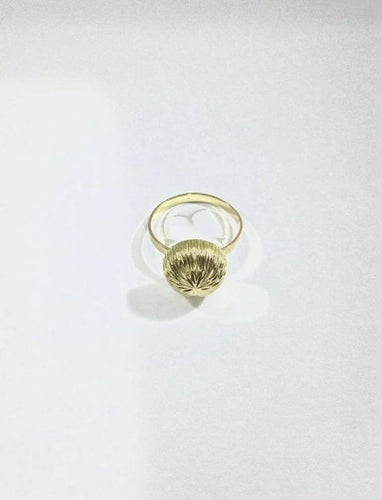 Bague 55 Bague dôme étoilé en or champagne 18 carats 58 Facettes